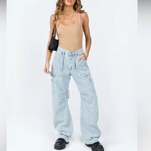 Lioness Miami Vice Light Wash Jeans Medium